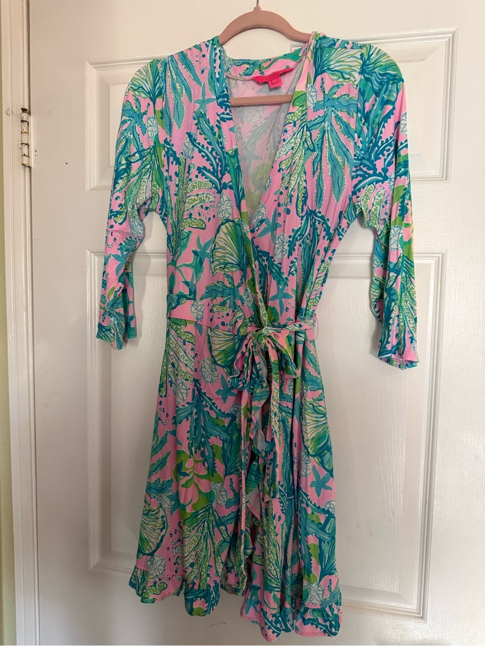 Lilly Pulitzer Jessalyn Romper XL Hip Nautic